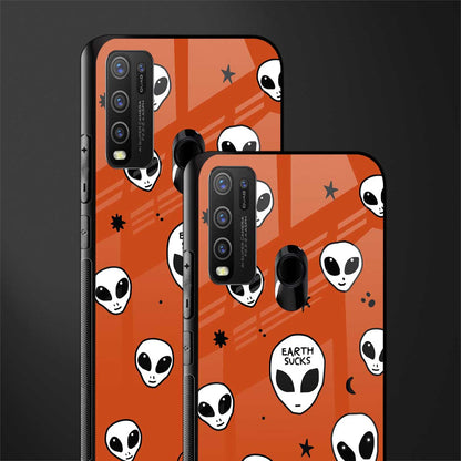 earth sucks glass case for vivo y50 image-2