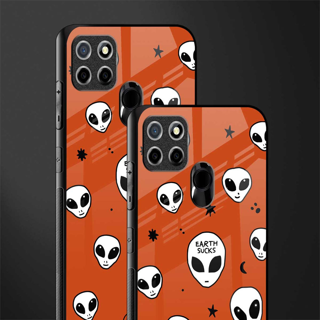 earth sucks glass case for realme narzo 30a image-2
