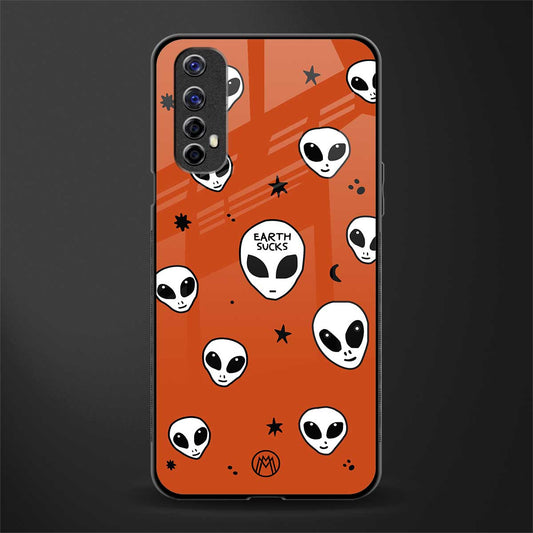earth sucks glass case for realme 7 image