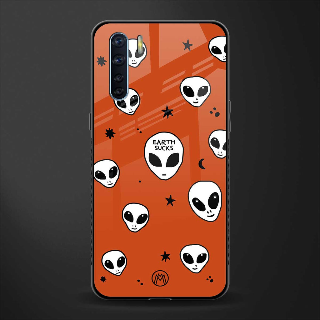 earth sucks glass case for oppo f15 image