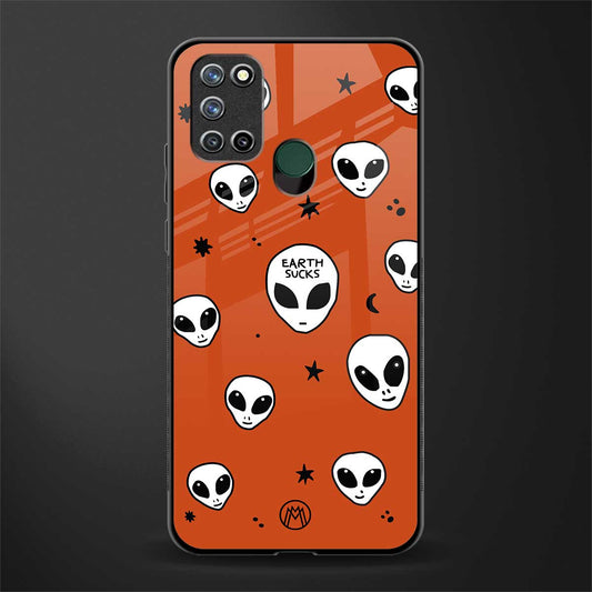 earth sucks glass case for realme 7i image