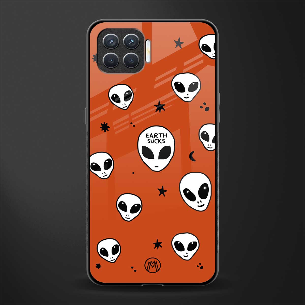 earth sucks glass case for oppo f17 pro image