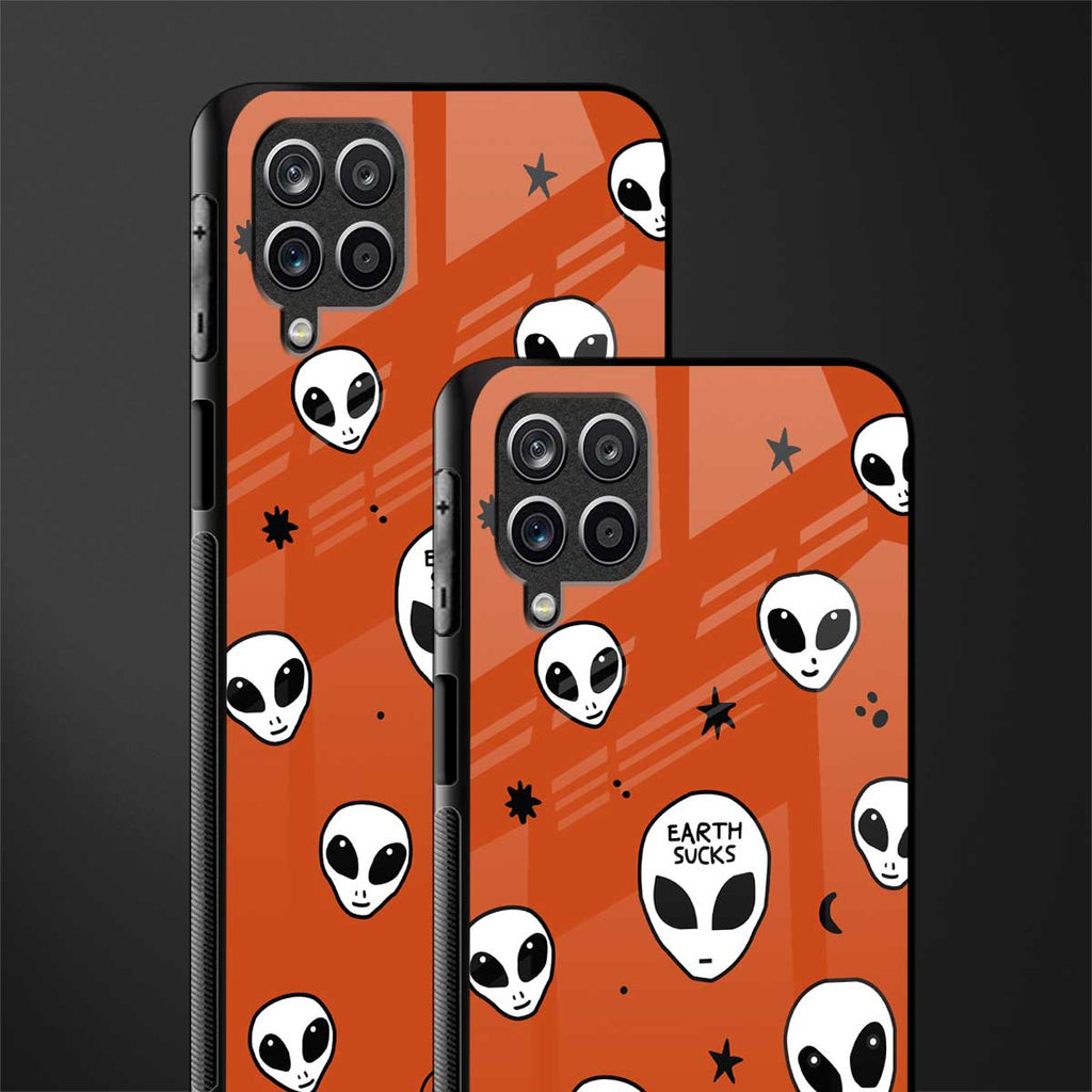 earth sucks glass case for samsung galaxy f12 image-2