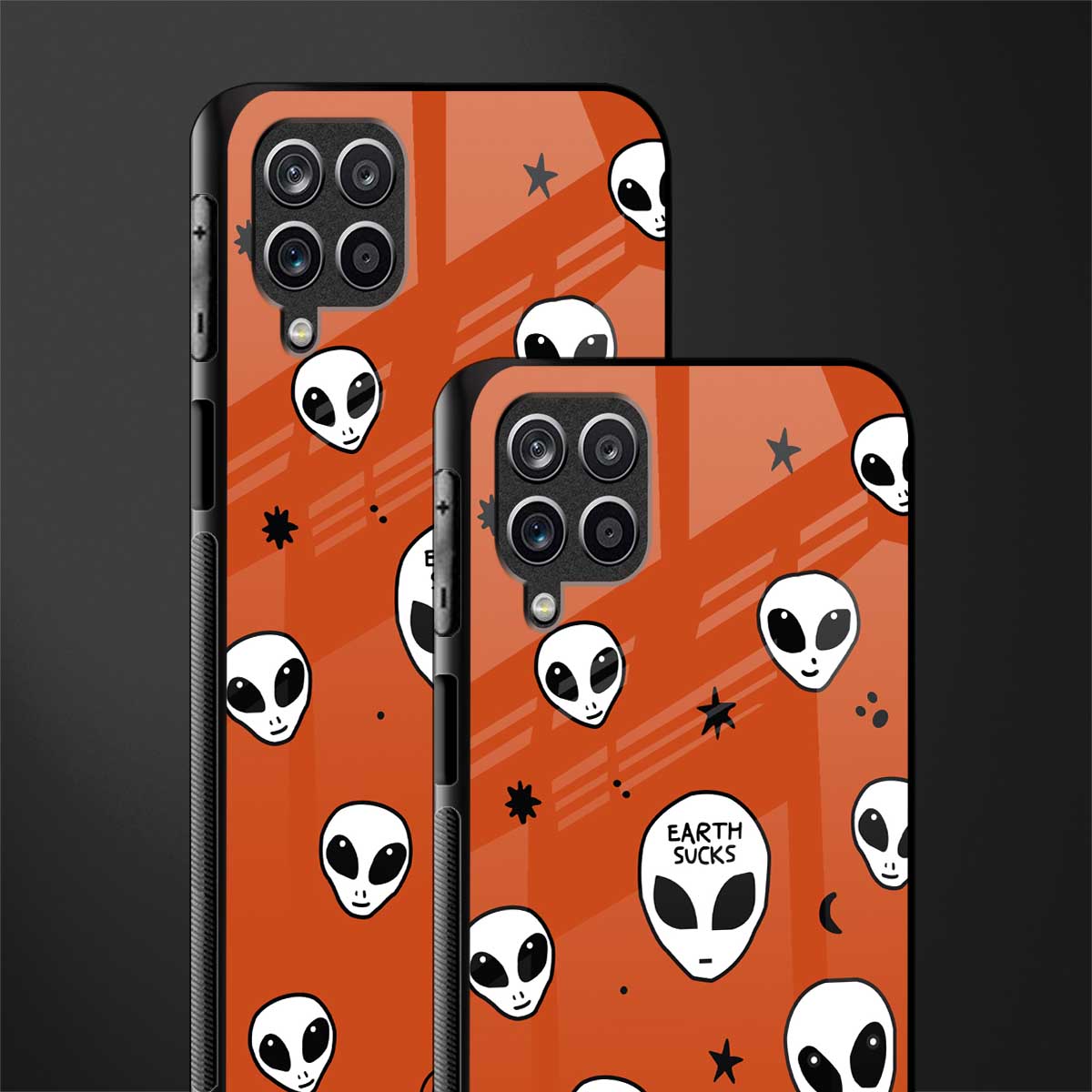 earth sucks glass case for samsung galaxy a12 image-2