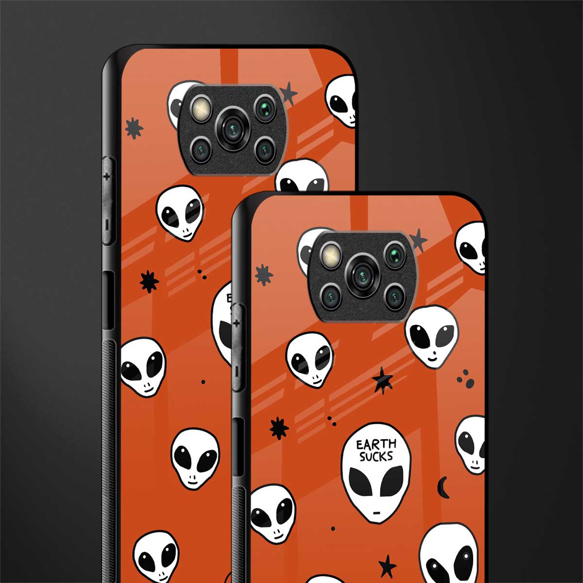 earth sucks glass case for poco x3 pro image-2