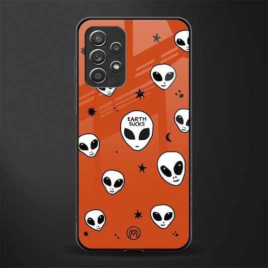 earth sucks glass case for samsung galaxy a72 image