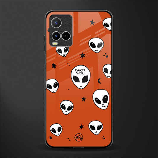 earth sucks glass case for vivo y33s vivo y33t image