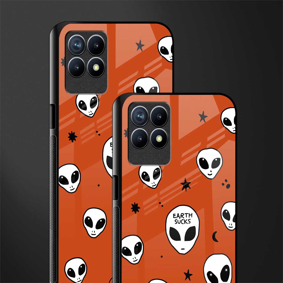 earth sucks glass case for realme 8i image-2