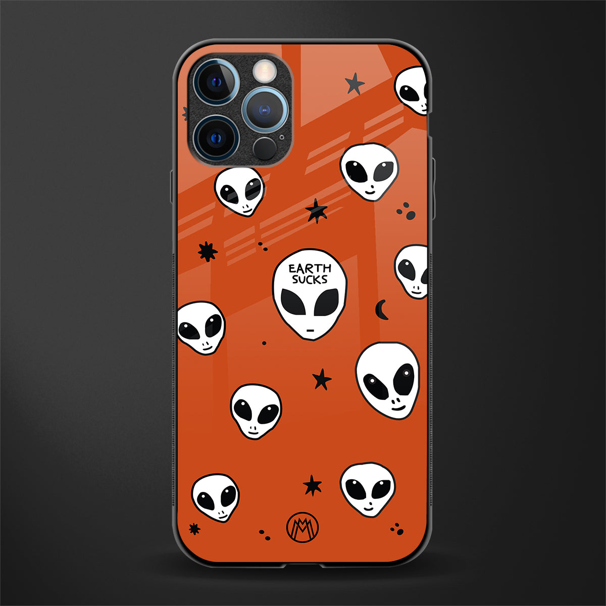 earth sucks glass case for iphone 12 pro max image