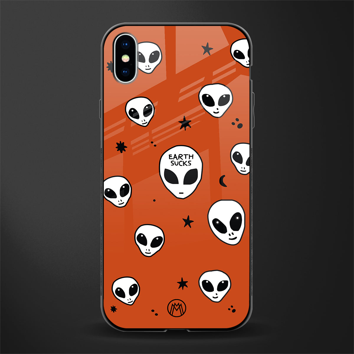 earth sucks glass case for iphone xs max image