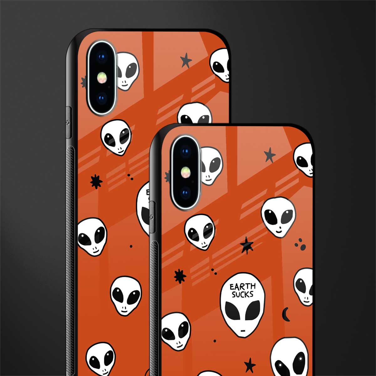 earth sucks glass case for iphone xs image-2