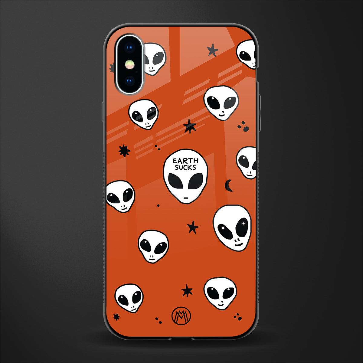 earth sucks glass case for iphone x image