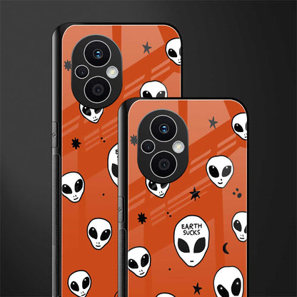 earth sucks back phone cover | glass case for oppo f21 pro 5g
