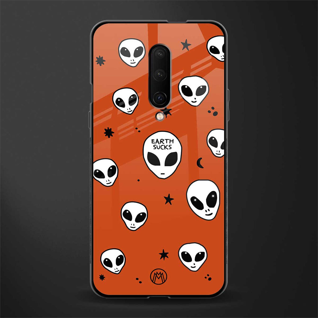 earth sucks glass case for oneplus 7 pro image