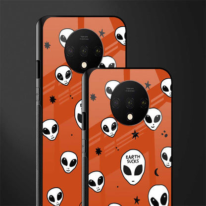 earth sucks glass case for oneplus 7t image-2