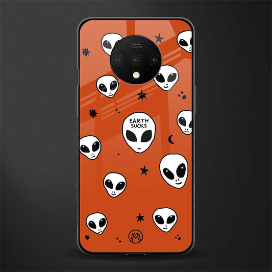 earth sucks glass case for oneplus 7t image