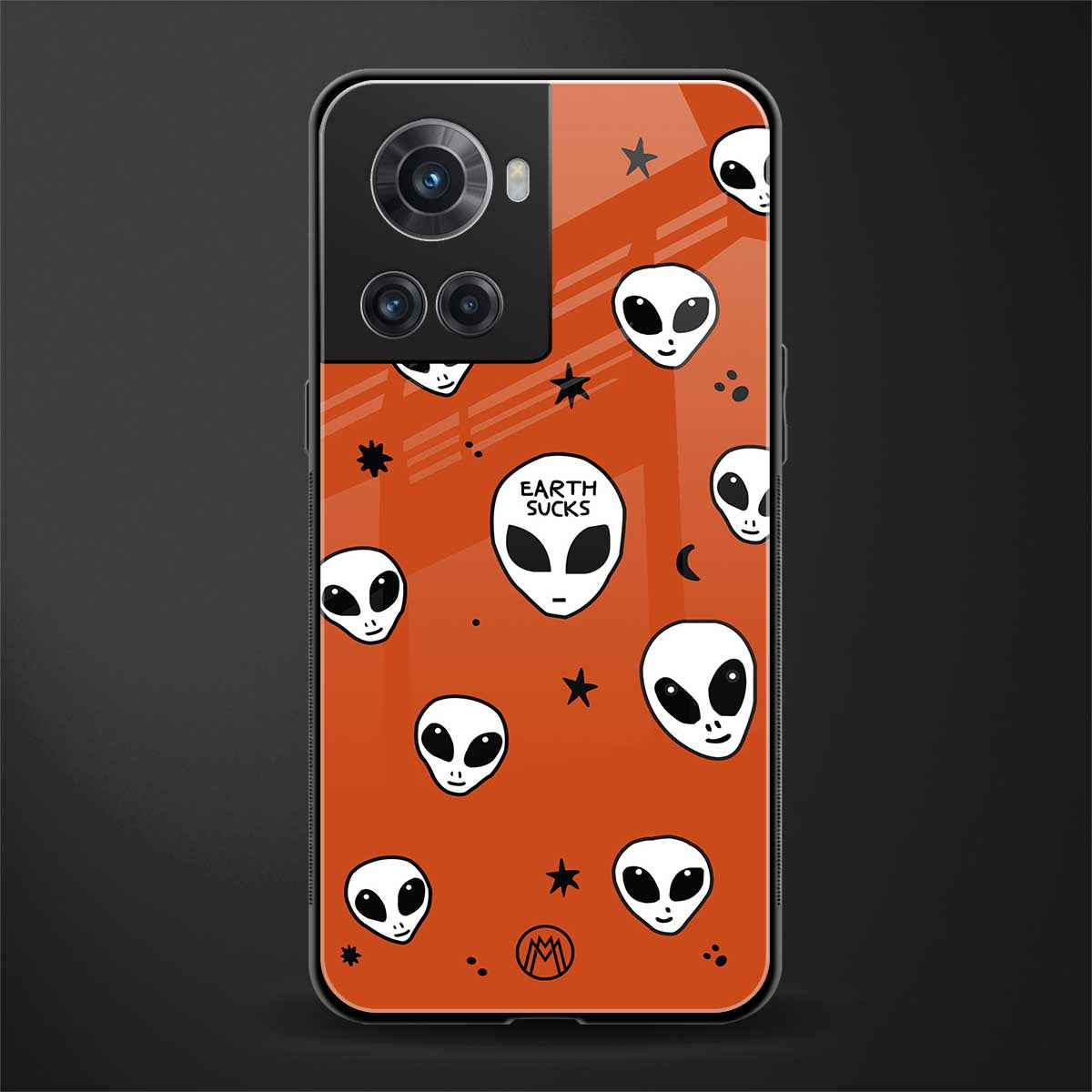 earth sucks back phone cover | glass case for oneplus 10r 5g