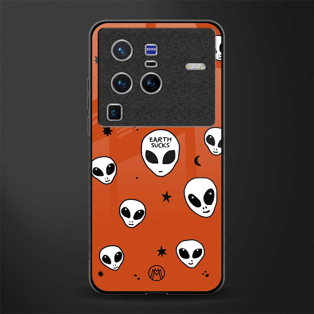 earth sucks glass case for vivo x80 pro 5g image