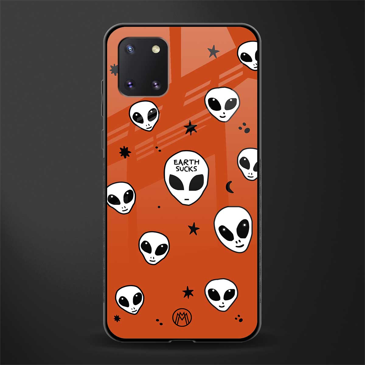 earth sucks glass case for samsung a81 image
