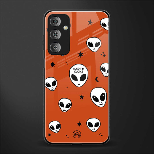 earth sucks back phone cover | glass case for samsung galaxy f23 5g