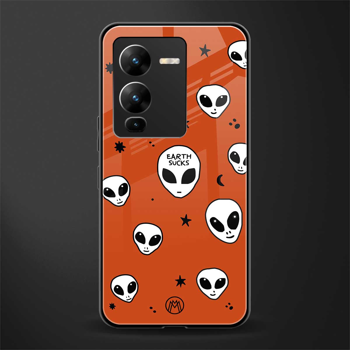 earth sucks back phone cover | glass case for vivo v25 pro 5g