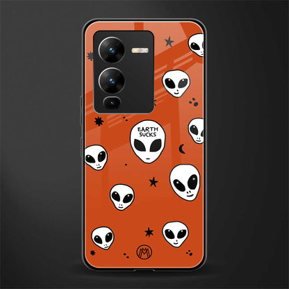 earth sucks back phone cover | glass case for vivo v25 pro 5g