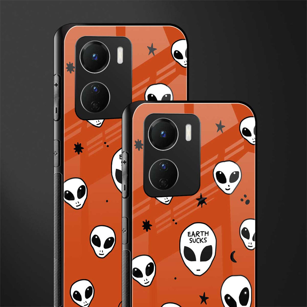 earth sucks back phone cover | glass case for vivo y16