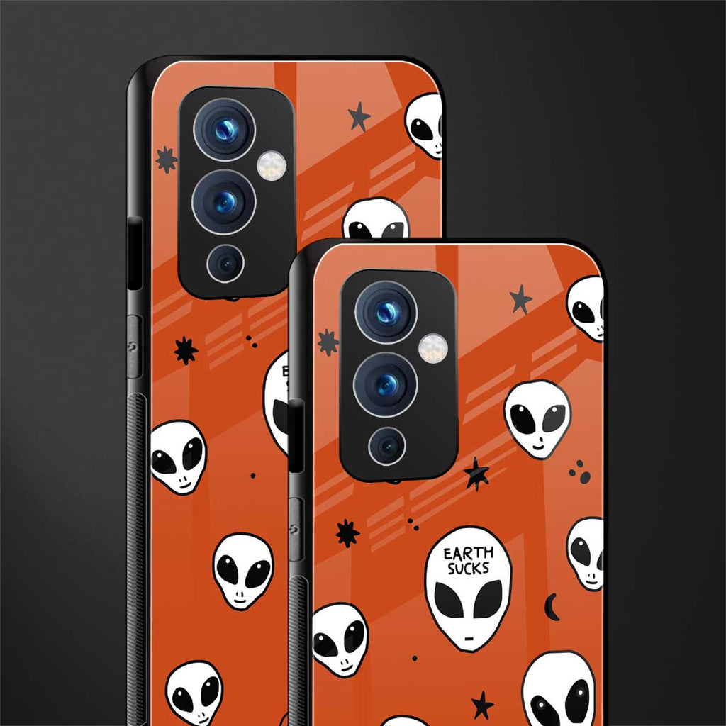 earth sucks back phone cover | glass case for oneplus 9