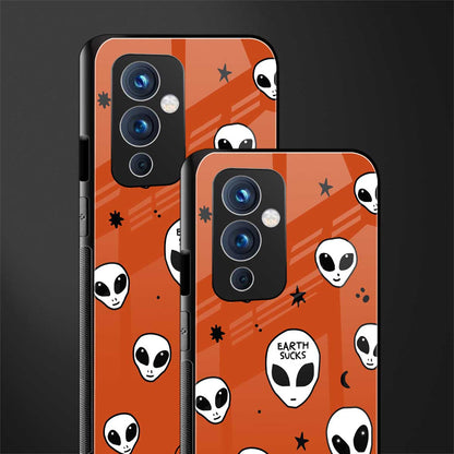 earth sucks back phone cover | glass case for oneplus 9