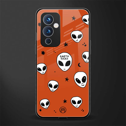 earth sucks back phone cover | glass case for oneplus 9