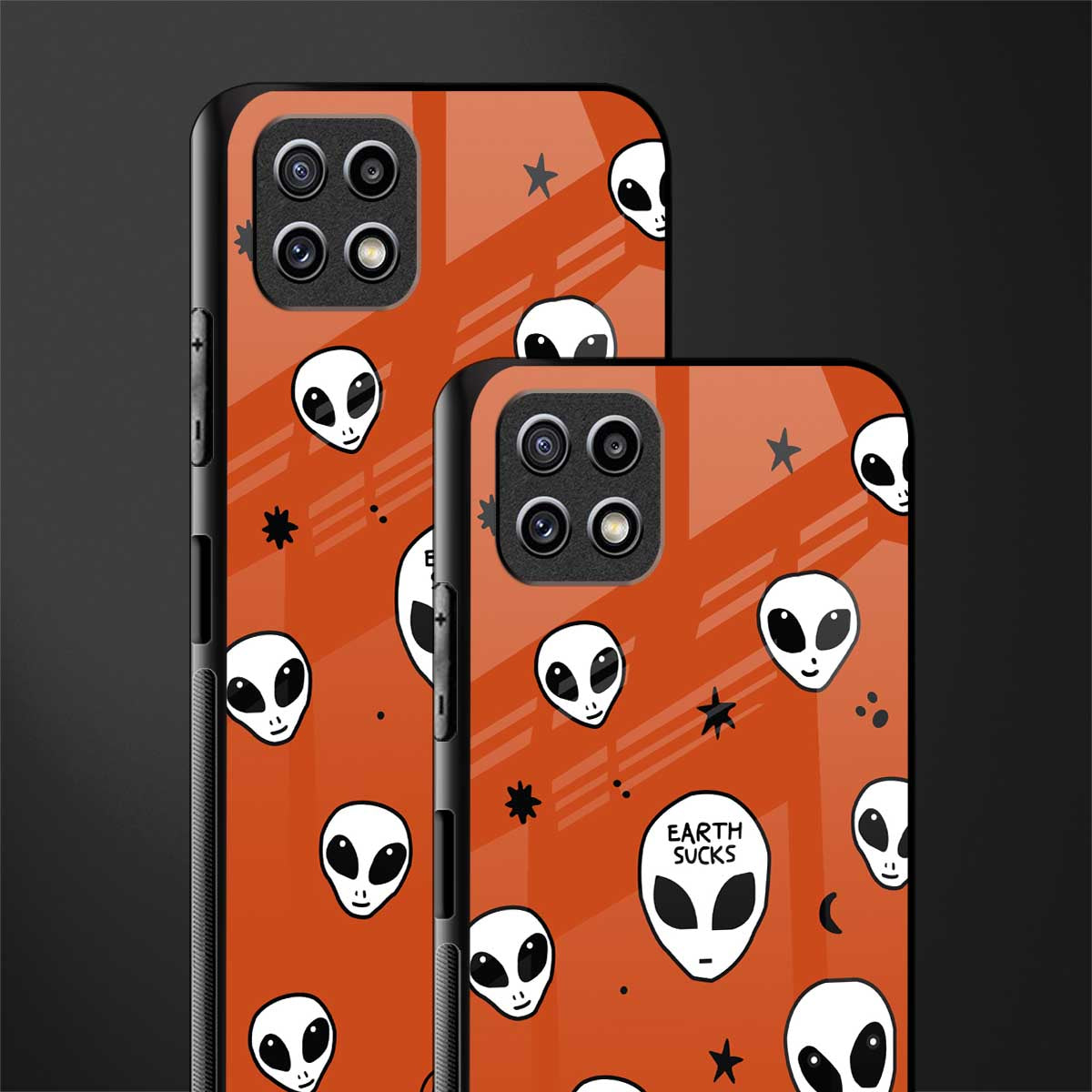 earth sucks back phone cover | glass case for samsung galaxy f42