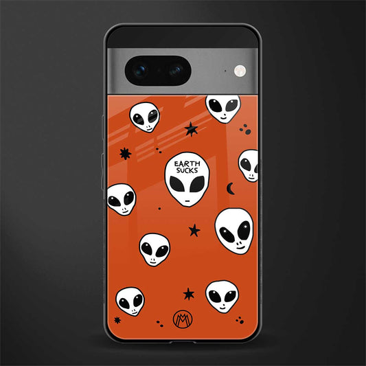 earth sucks back phone cover | glass case for google pixel 7