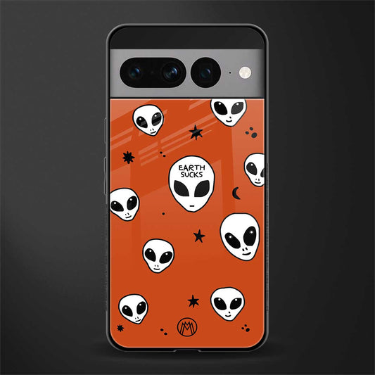 earth sucks back phone cover | glass case for google pixel 7 pro