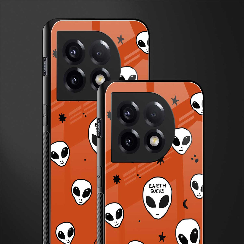 earth sucks back phone cover | glass case for oneplus 11