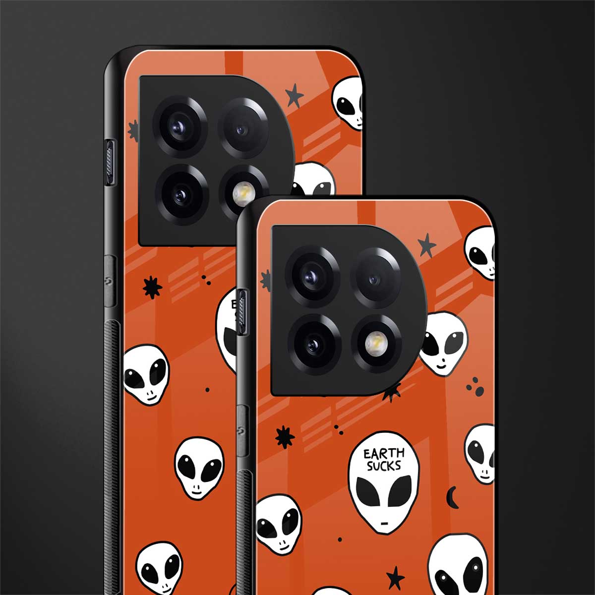 earth sucks back phone cover | glass case for oneplus 11