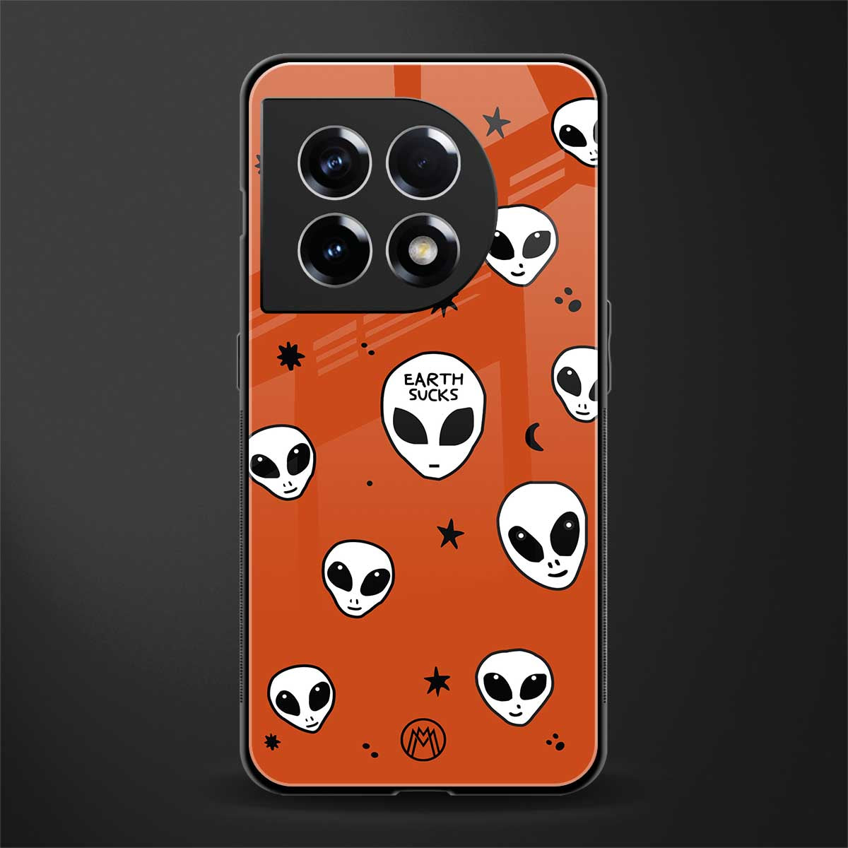 earth sucks back phone cover | glass case for oneplus 11