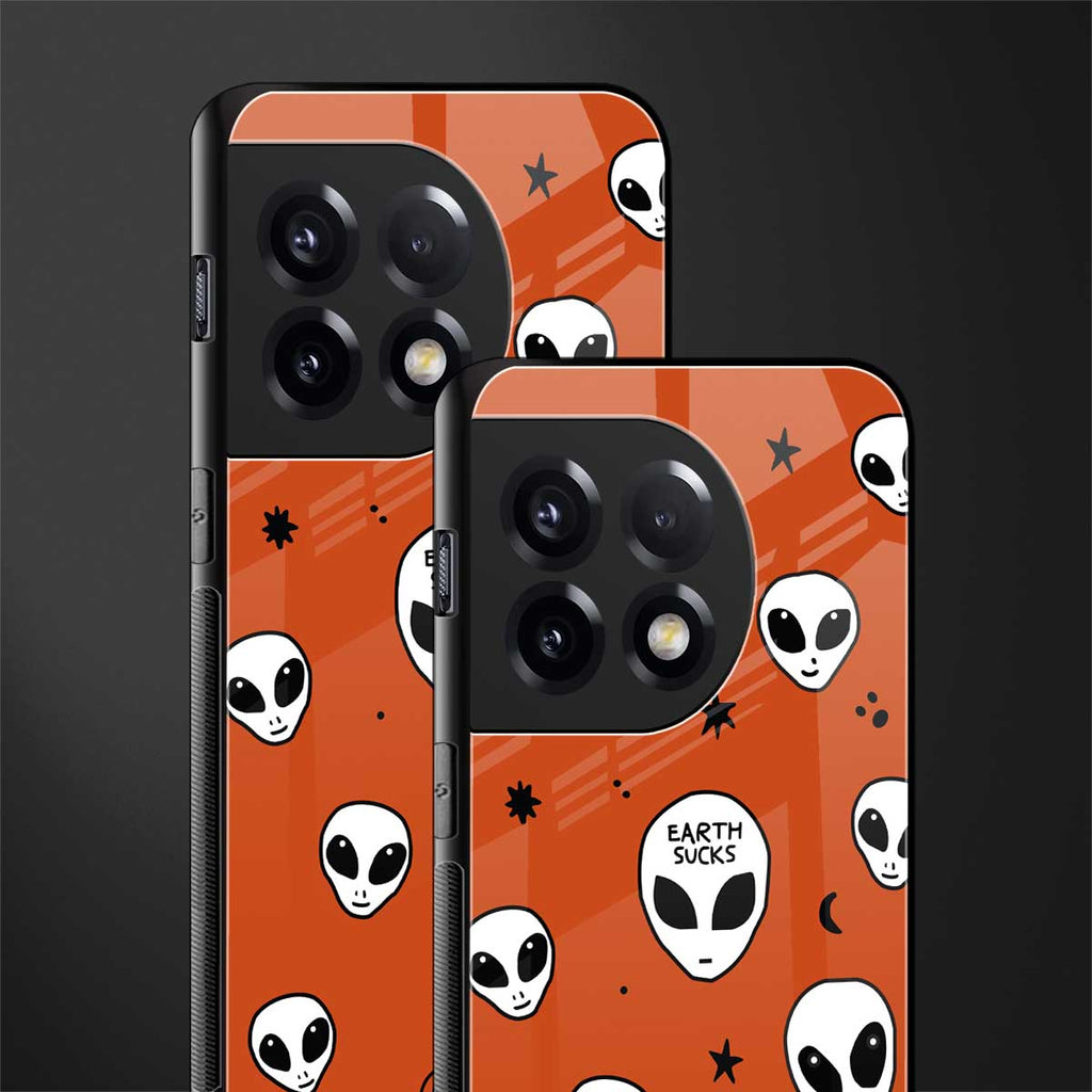 earth sucks back phone cover | glass case for oneplus 11r