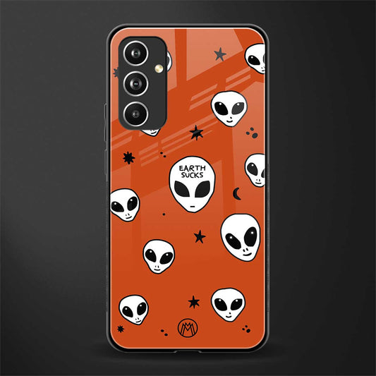 earth sucks back phone cover | glass case for samsung galaxy a54 5g