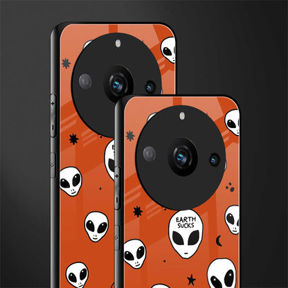 earth sucks back phone cover | glass case for realme 11 pro 5g