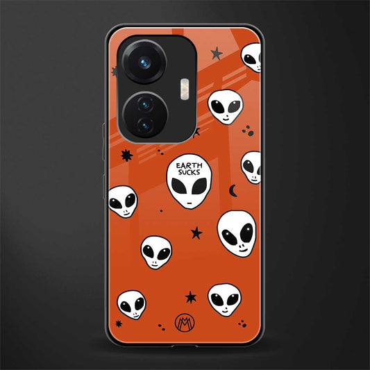 earth sucks back phone cover | glass case for vivo t1 44w 4g