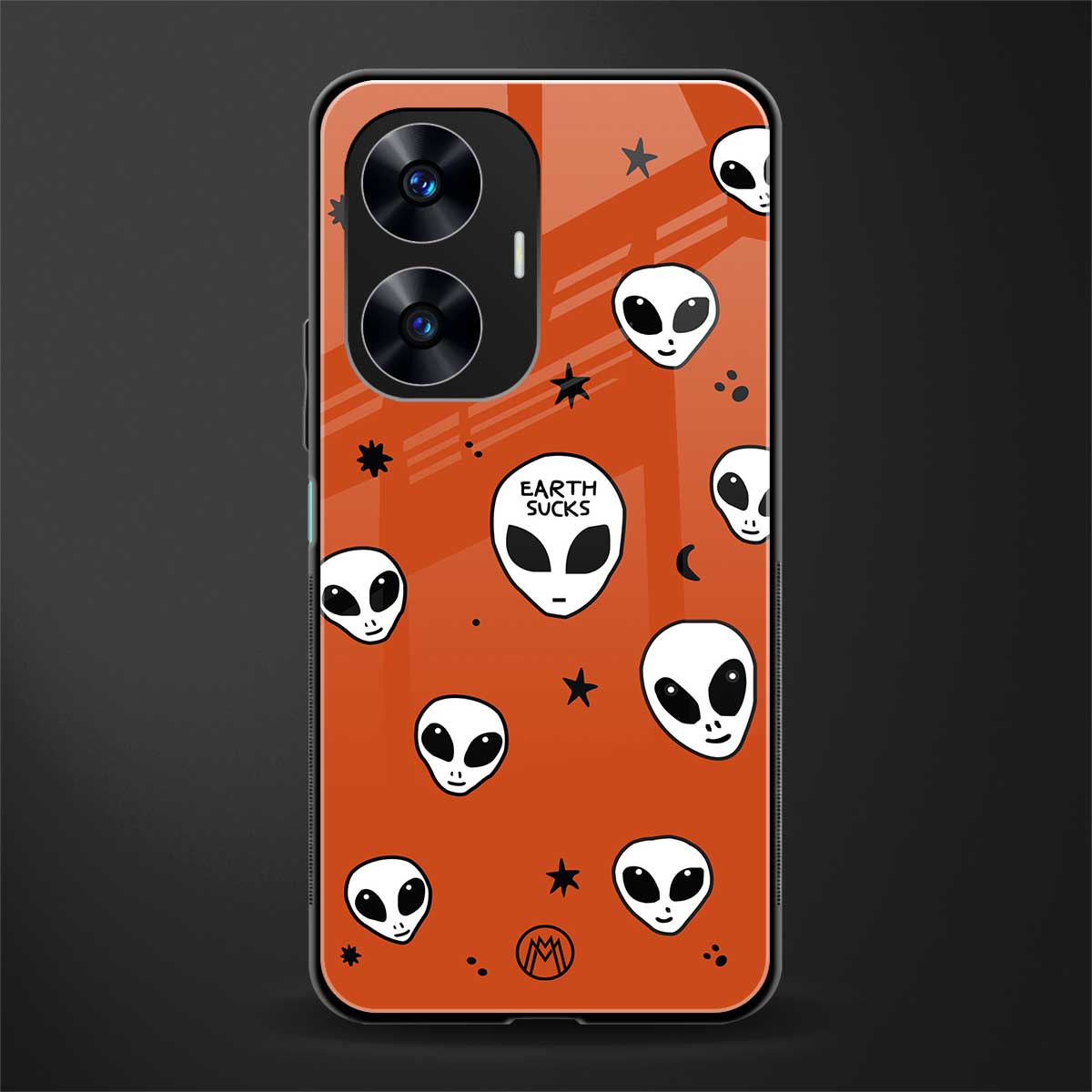 earth sucks back phone cover | glass case for realme c55