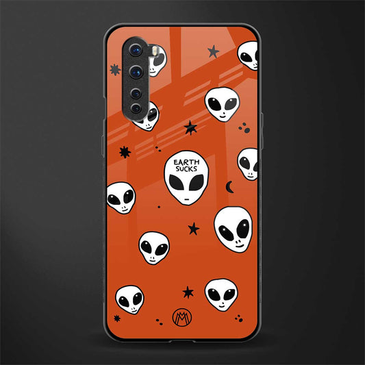 earth sucks glass case for oneplus nord ac2001 image