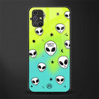 earth sucks neon edition glass case for samsung galaxy m51 image