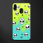 earth sucks neon edition glass case for samsung galaxy m10s image