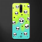 earth sucks neon edition glass case for redmi 8 image