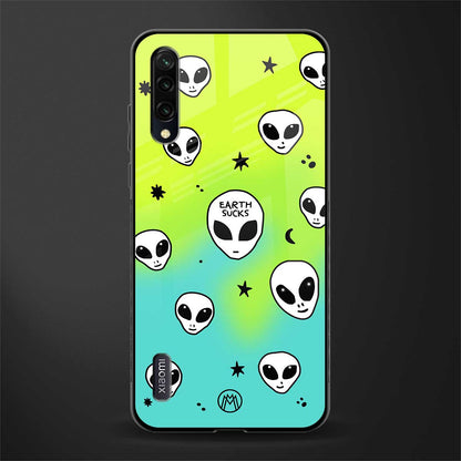 earth sucks neon edition glass case for mi a3 redmi a3 image