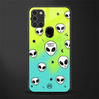 earth sucks neon edition glass case for samsung galaxy a21s image
