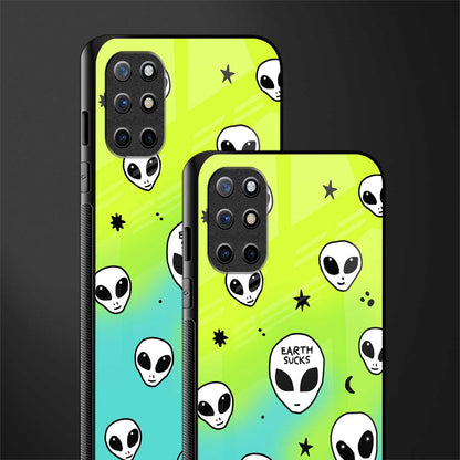 earth sucks neon edition glass case for oneplus 8t image-2