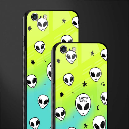 earth sucks neon edition glass case for iphone 6 image-2