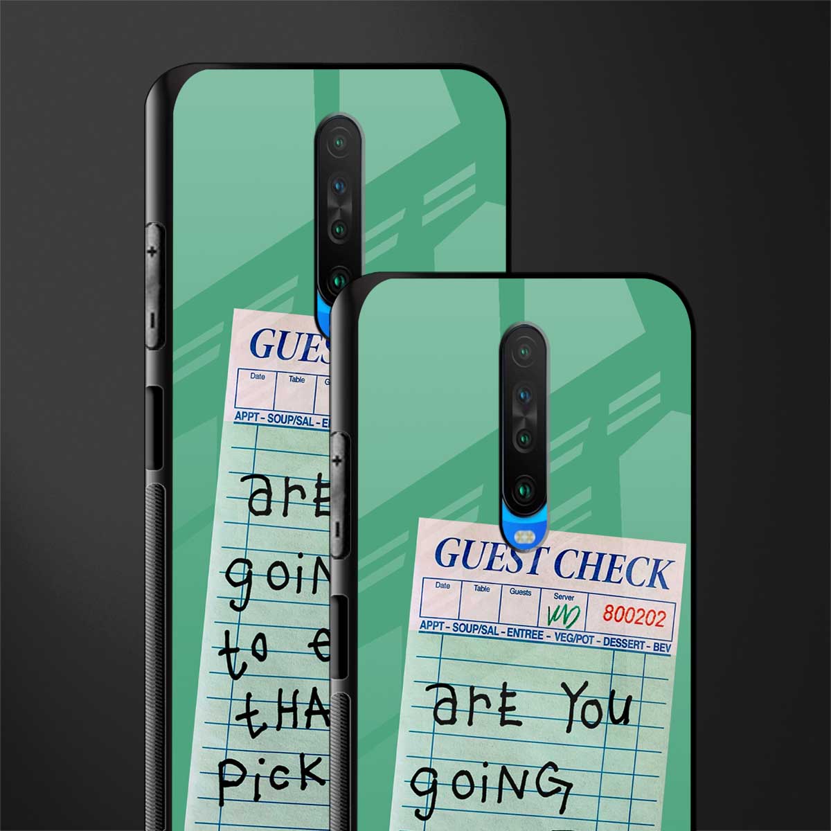 eat that pickle glass case for poco x2 image-2